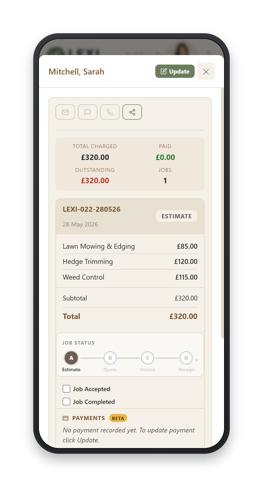 Customer Dashboard
